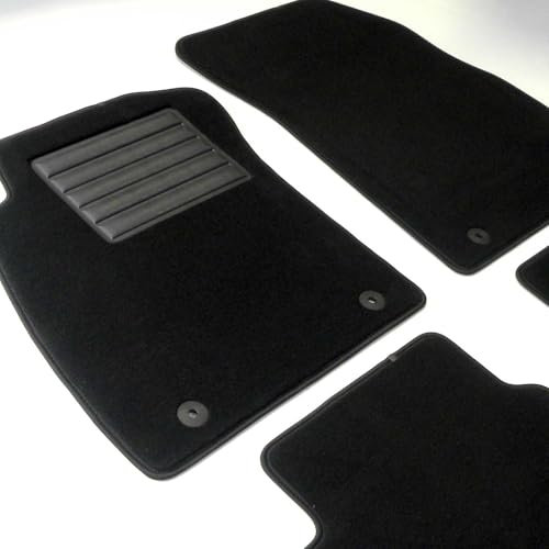 MDM Automatten für Opel Corsa C 2001>2006 Passform aus Velours Personalisiert, Absatzschoner verstärkte Fersenauflage, cod. Plus de2529