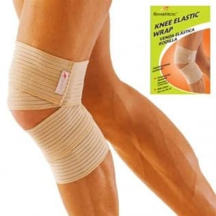 Rehab Medic elástica para Rodilla, Venda, Beige