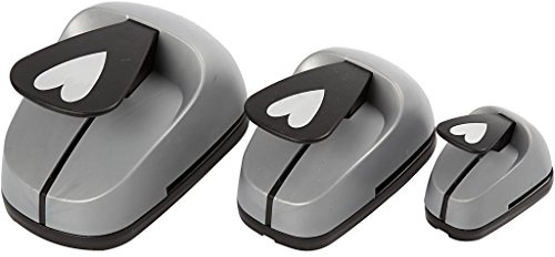 Stanzer Set, Größe 25+49+75 mm, Herz, 3-teilig