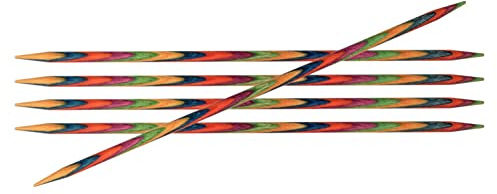 Knit Pro Nadelspiel, Symfonie, Holz, 10 cm-Handschuhstricknadeln, 2,5 3,0 3,5 wählbar (3.5)