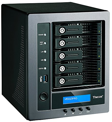 Thecus N5810 Pro 0/5HDD Serveur NAS Raid/USB 3.0 Noir