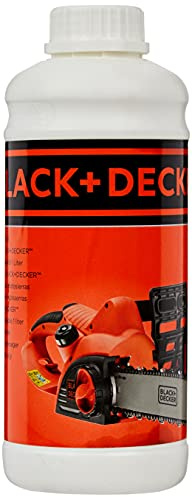 Black + Decker A6023-QZ Bio Kettenoel 1L M Einfuellstutzen, Schwarz