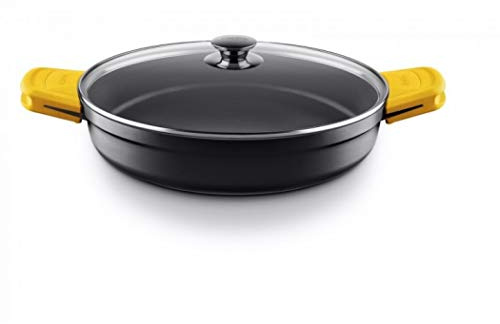 Castey – Schmorpfanne, Aluminiumguss mit Deckel R36–36 cm