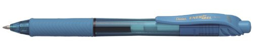 Pentel EnerGel X BL107-SX Gel-Tintenroller, hellblau, 0,7 mm Strichstärke, Druckmechanik, nachfüllbar