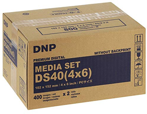 MediaSet 10x15 OHNE RÜCKSEITENAUFDRUCK für Kioskprinter DNP DS-40
