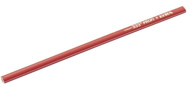 LYRA Kennzeichnung, 333 Zimmermannstift - Zimmermanns Bleistift, 1 Stück im Karton, 24 cm, rot, 20 x 20 x 30 cm, 4332103