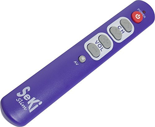 SeKi Slim - Mando a Distancia Universal con Teclas Grandes Morado