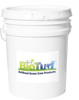 BioTurf BioS+ Odor Eliminator Concentrate - Artificial Turf Cleaner for Dog Urine & Feces - Outdoor Yard Deodorizer Enzyme for Fake Grass, Patios, Kennels & Gravel - 5 Gallon