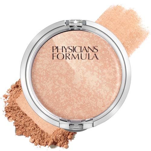 Physicians Formula Mineral Wear Talc-Free Face Powder, Light Coverage Mineral Makeup for Sensitive Skin – Creamy Natural