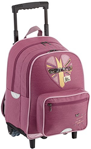Ikks Cartable London 2014 Trolley Sac à Dos L 38 liters Pourpre I3LON-TSDL-V1