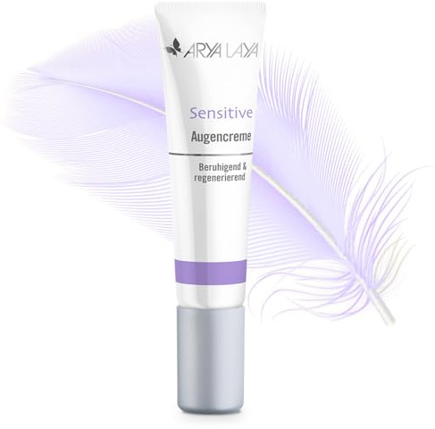 ARYA LAYA Sensitive Augencreme, 15 ml: Pflege für die sensible Augenpartie, mildert Rötungen, regeneriert die Hautbarriere, reduziert Juckreiz spendet Feuchtigkeit…