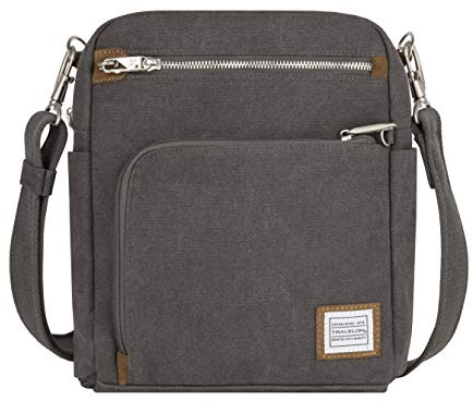 Travelon Anti-theft Heritage Tour Bag, Pewter, One Size