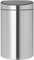 Brabantia 40L Kitchen Touch Bin New (Matt Steel) Removable Lid, Soft-Touch Open, Easy Clean Rubbish Waste Bin + Free Bin Bags