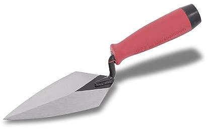 MARSHALLTOWN QLT Pointing Trowel, 6 x 2 3/4 Cement and Mortar Finishing tool, Soft Grip, PTSG6275