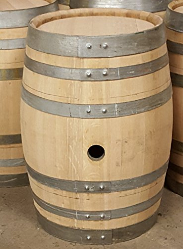 30 Gallon Keg, Wine Barrel, end table Solid Oak 30H x 20W x 20D for Display Only by Wine Barrel Creations