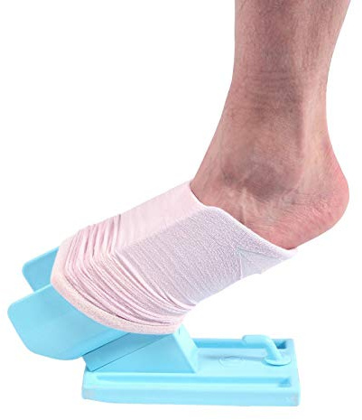 Enfile chaussettes rapide Socks Aid - Bleu