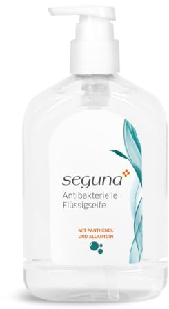 SEGUNA Antibakterielle Flüssigseife, 500 ml, flüssige Handseife im Seifenspender, dermatologisch getestet