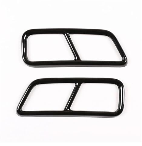 2pcs Exhaust Pipe Trim Fit For Cadillac XT4 XT5 XT6 2016-2021 Muffler Cover Accessories Car Exterior Accessories (Color : XT4 XT5 16-19)