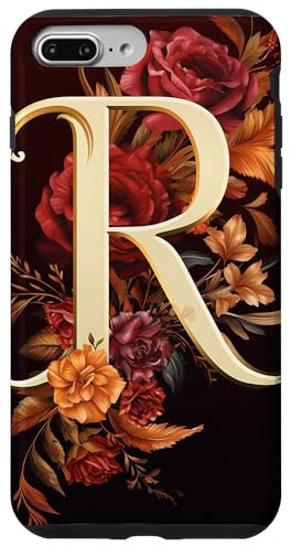 Initial Letter R Case for iPhone 7 Plus/8 Plus