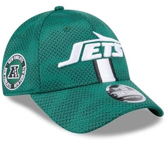 New Era New York Jets NFL 2024 Sideline Grün Verstellbare 9Forty Stretch Snapback Cap - One-Size