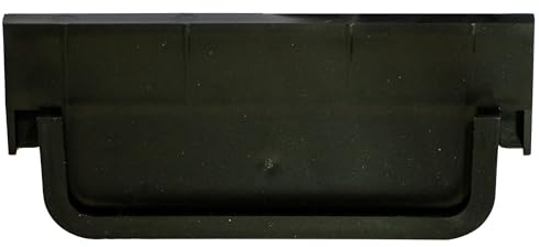 ScarMaxx - Grondaia di drenaggio terminale Set da 2 Pezzi – in plastica – 2 x Parete Frontale per grondaia di drenaggio con Un'Altezza di 60 mm