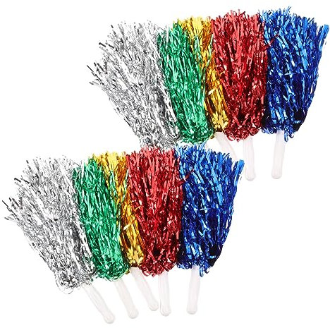 BESPORTBLE 10stücke Pack Pompons Für Cheerleading Tragbar Für Sportveranstaltungen Tanzparty Requisiten