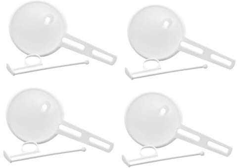 COLLBATH 4sets Handheld Batter Dispenser Funnel for Baking Cake Decorating Chocolate Cream Icing Pouring Tool
