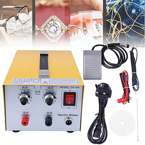 200W 30A máquina de soldadura por puntos de joyería soldador por puntos láser herramienta de joyería, soldador por puntos de oro y plata de joyería, soldador de pulso portátil multifuncional,30A