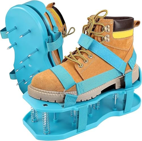 Scarpe for arieggiare il prato, scarpe chiodate resistenti for arieggiare il prato, scarpe a doppio strato con fondo chiodato e base a molla adatte a tutti gli strumenti for arieggiare il terreno for