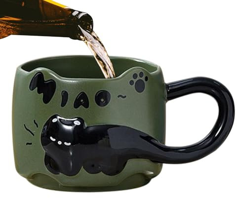 Générique Tasse à café Tasse mignonne avec motif chat