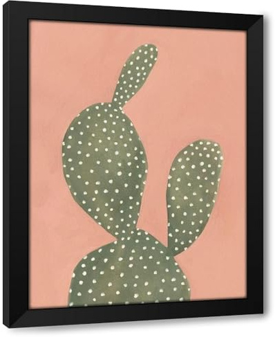 ArtDirect Coral Cacti I Custom Framed Art Print Giclee Print or Canvas Options with Various Sizes and Customization by Scarvey, Emma
