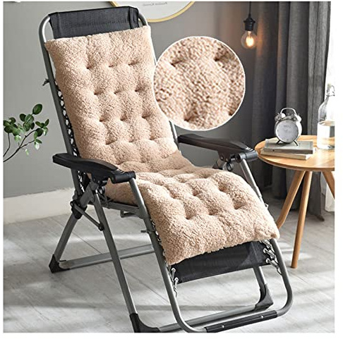 Cuscini di ricambio per sdraio da giardino spessi 12 cm, antiscivolo, per sedie a sdraio da interni a gravità zero e sedie reclinabili da giardino, comfort e supporto per il relax in patio