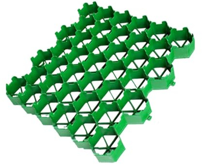 Grilles de Sol en Gravier, pavés en béton, grilles de Sol, for Gazon, pelouse, abri de Jardin, Serre, Base de Chemin, pavé, Tapis de Protection en Gravier(7cm-20 Pieces)