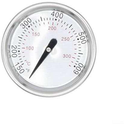 65040 7581 Per Weber Grill Termometro In Acciaio Inox BBQ Temp Gauge Compatibile con Griglie A Gas Serie Q 45MM