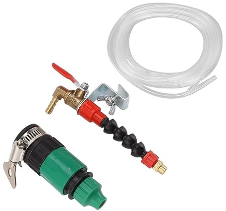 Jelquix Macchina da Taglio per la Rimozione della Polvere Spruzzatore d'Acqua Efficiente di Nebulizzazione Ad Alta velocità Attacco Maggiore Precisione Acciaio Inossidabile Rame Plastica 1 X (Tubo