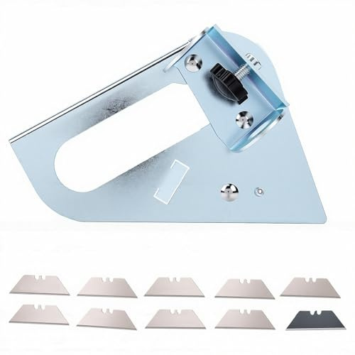 Qcwwy Cortadora de Césped, Cortadora Manual de Bordes de Césped Artificial con Mecanismo de Bloqueo Seguro, Cabezales de Repuesto, Tijeras Cortadoras de con Agarre Ergonómico