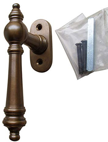 Graf von Gerlitzen Antik Messing Fenster Griff Griffe Fenstergriff Fensterolive F0A