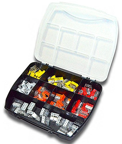 WAGO Klemme 2273 Serie Set Sortiment (110 Stück) inkl. Sortimentskasten 25x 2273-202 | 25x 2273-203 | 25x 2273-204 | 20x 2273-205 | 15x 2273-208