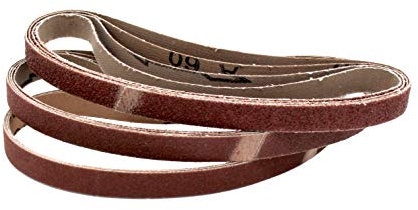 Cloth Sanding Belts 13x457mm – 24 Pack Mix Grits (40/60/80/120/180/240) Compatible with Black & Decker® Power Sander Durable Sanding Belts for Wood, Metal, Paint