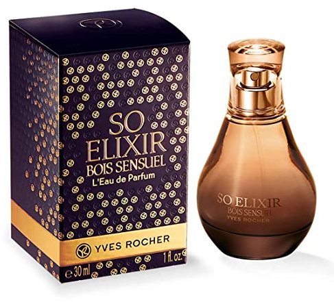 Yves Rocher SO ELIXIR BOIS SENSUEL - Eau de Parfum Damen - Verführerischer Duft mit Patchouli und Vanille - Eine kraftvolle, tiefgründige Komposition - 30 ml