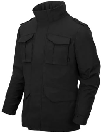 Helikon-Tex Homme Covert M-65 Veste Noir taille XL (EU) / L (US)
