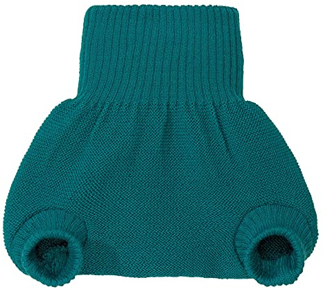 Disana Pantalones de lana, 100% lana merino orgánica GOTS, IVN Best | recién nacidos recién nacidos, niños pequeños, unisex | equipamiento inicial para bebés | Fabricado en Alemania, pacific, 86 cm-92