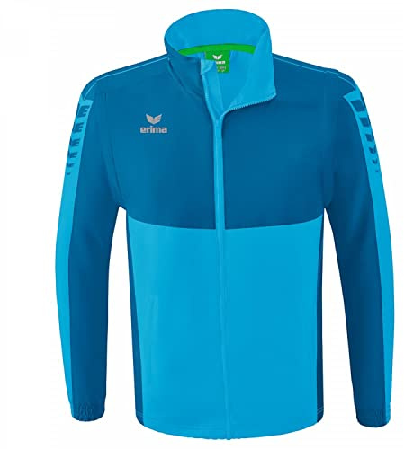 Erima Unisex Six Wings jacka med avtagbara ärmar, curacao, 4XL