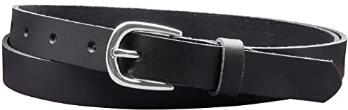 Vascavi Ledergürtel, 2 cm breit, Echtes Leder, Unisex Gürtel für Damen und Herren, MADE IN GERMANY, AM18-SL