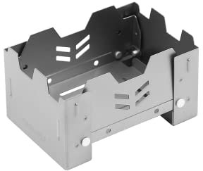 Fire-Maple Lotus Campingkocher Spirituskocher Titanium Festbrennstoffkocher Ultraleichter Mini-Rucksackkocher Windschutz Klappbarer Tragbarer Campingkocher für Mehrere Brennstoffe für Bushcraft