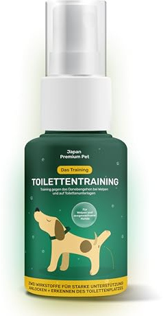 Hunde Potty Training Spray 100ml | Welpen Toilettentraining Hilfe mit Doppelzusammensetzung (Ammoniak + Pflanzenaroma) | Hunde Anziehungsspray für schnelles & effektives Stubenrein Training