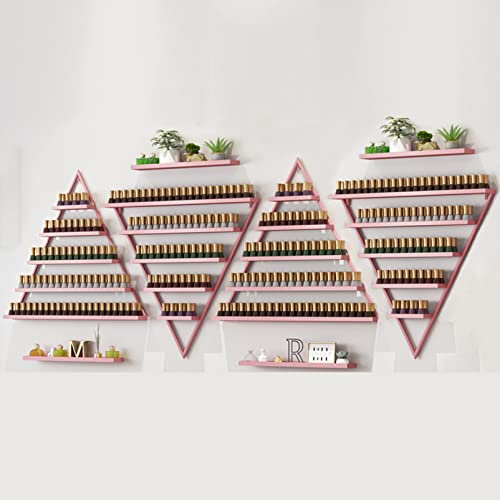 Nagellackhalter-Wandregal-Organizer, multifunktionales Metalllagerregal für ätherische Öle, Parfüm-Ausstellungsständer, Nagellackflaschen-Aufbewahrungskombinationsregal, für Salon Beauty Retail STO