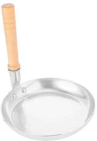 MAGICLULU Mini Frying Pan Oyakodon Pan Portable Kitchen Cooking Small Oil Skillet Vertical Handle for Butter Melting