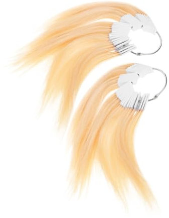 FOMIYES 2sätze Haarfärbemittel Farbmuster Echtem Haar Professionelles Haarfarbe Für Friseursalons Und Heimgebrauch Strähnen Für Präzise Farbanpassungen