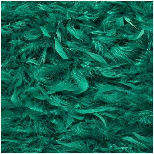Boa en plumes - Accessoire de déguisement - Décoration de mariage, enterrement de vie de jeune fille - Carnaval burlesque des années 1920 - Thème Boa - 17 couleurs (bleu sarcelle)